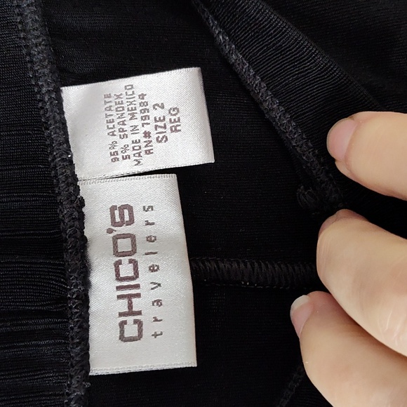 Chico's Travelers Pants Size 2 - Picture 2 of 2